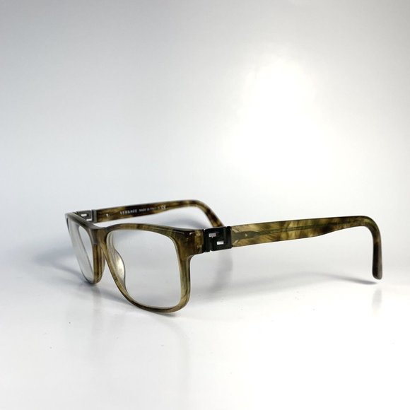 Versace MOD.3211 5143 Eyeglasses Frames Green Tortoise Rectangular 53-17-145 - Picture 5 of 7